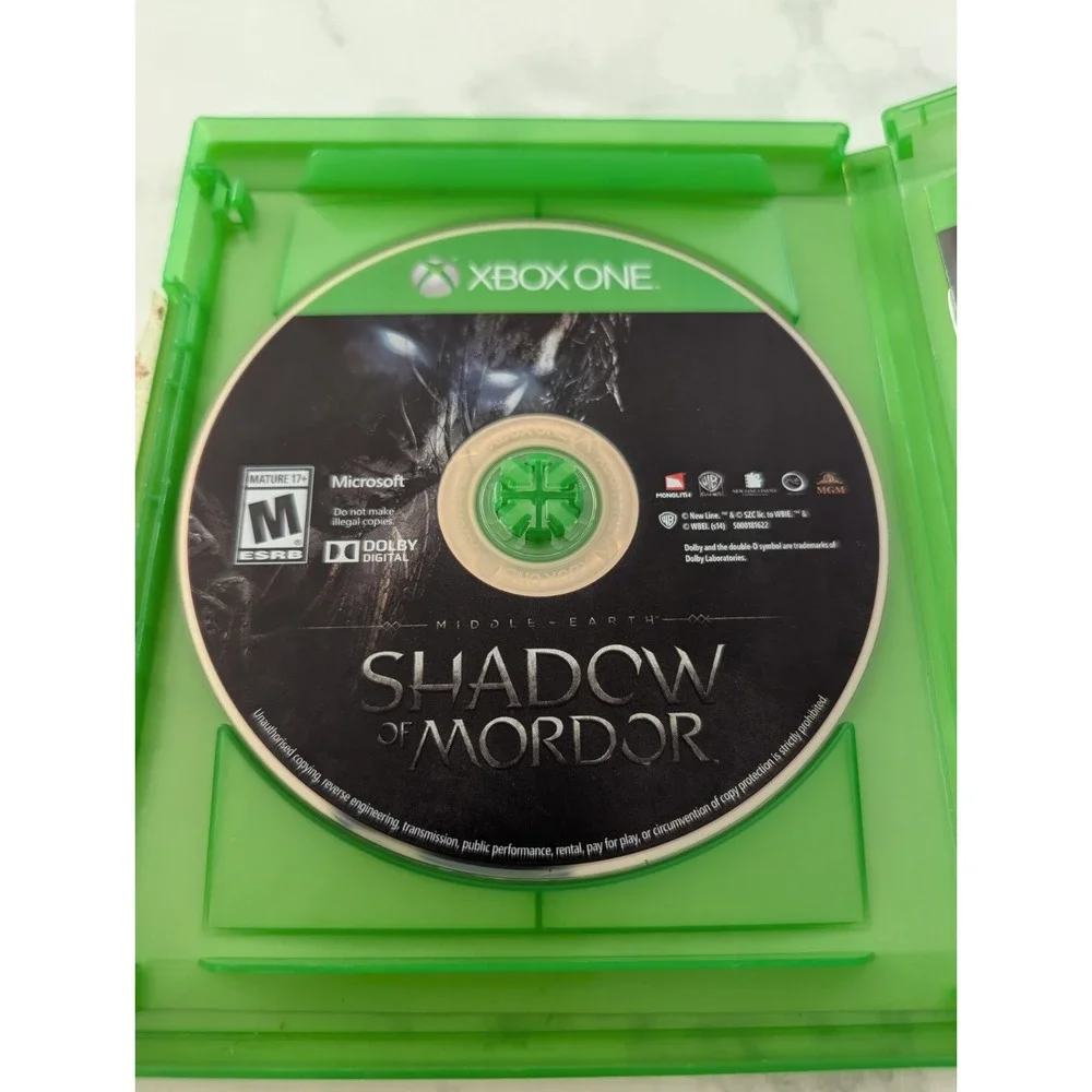 Middle-earth: Shadow of Mordor Microsoft Xbox One 2014 Complete CIB